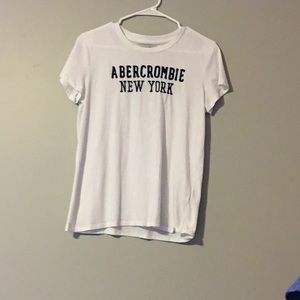 Abercrombie & Finch White T-shirt